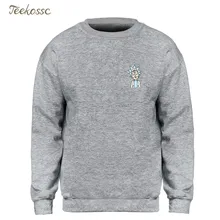 Мужская толстовка с логотипом Рик и Морти, толстовки с круглым вырезом,, зима-осень, толстовка с забавным принтом, брендовая одежда