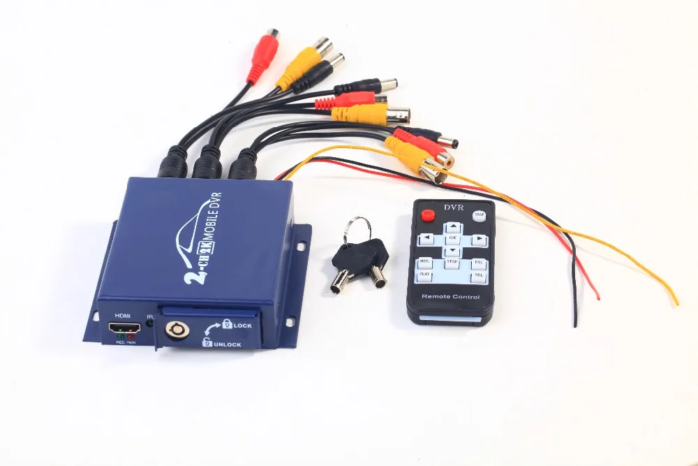  Il più piccolo HD 1080 P 2 Canale SD DVR con compressione G711 audio sincronizzazione di Audio e vi