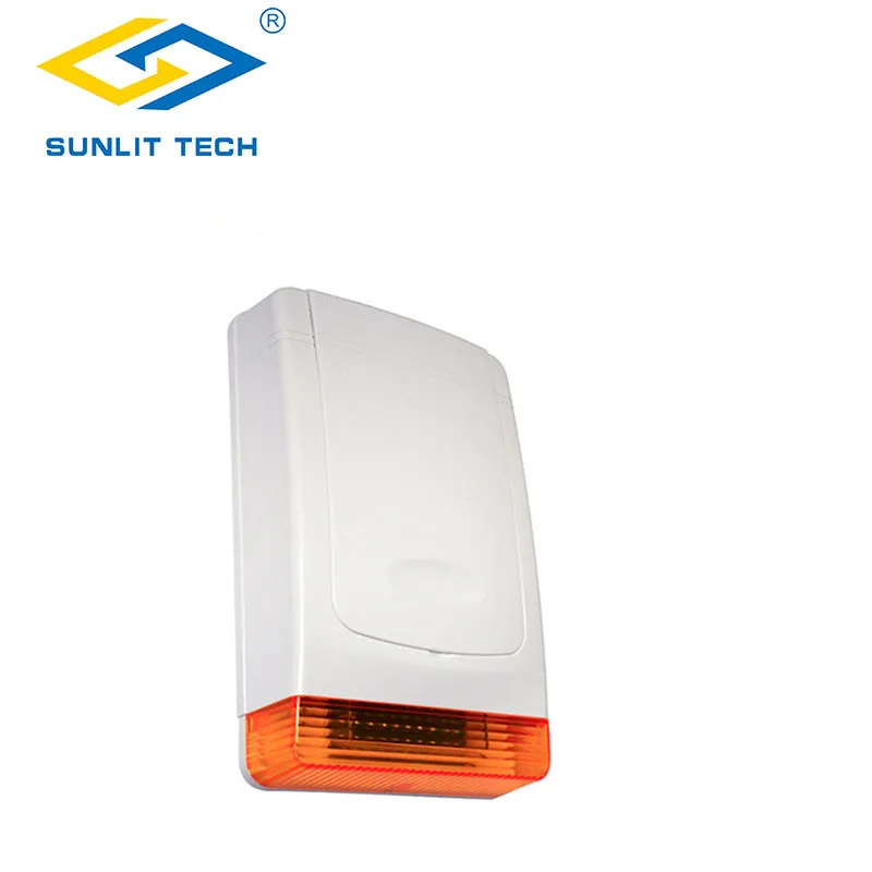 

Wired Outdoor Strobe Siren Waterproof Flash Siren External Loud Wired Flashing Warning Siren Alarm System For Home Security