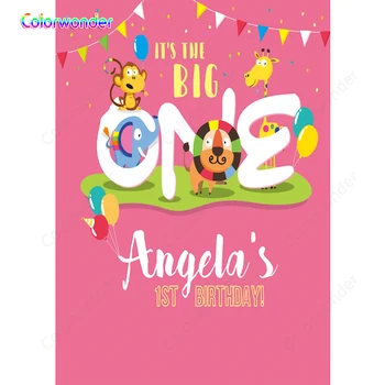 

Colorwonder Photo Backgrounds Wild One Safari Photo Backdrop Kids Photography Backdrops Newborn Drem Big Little One Custom Name