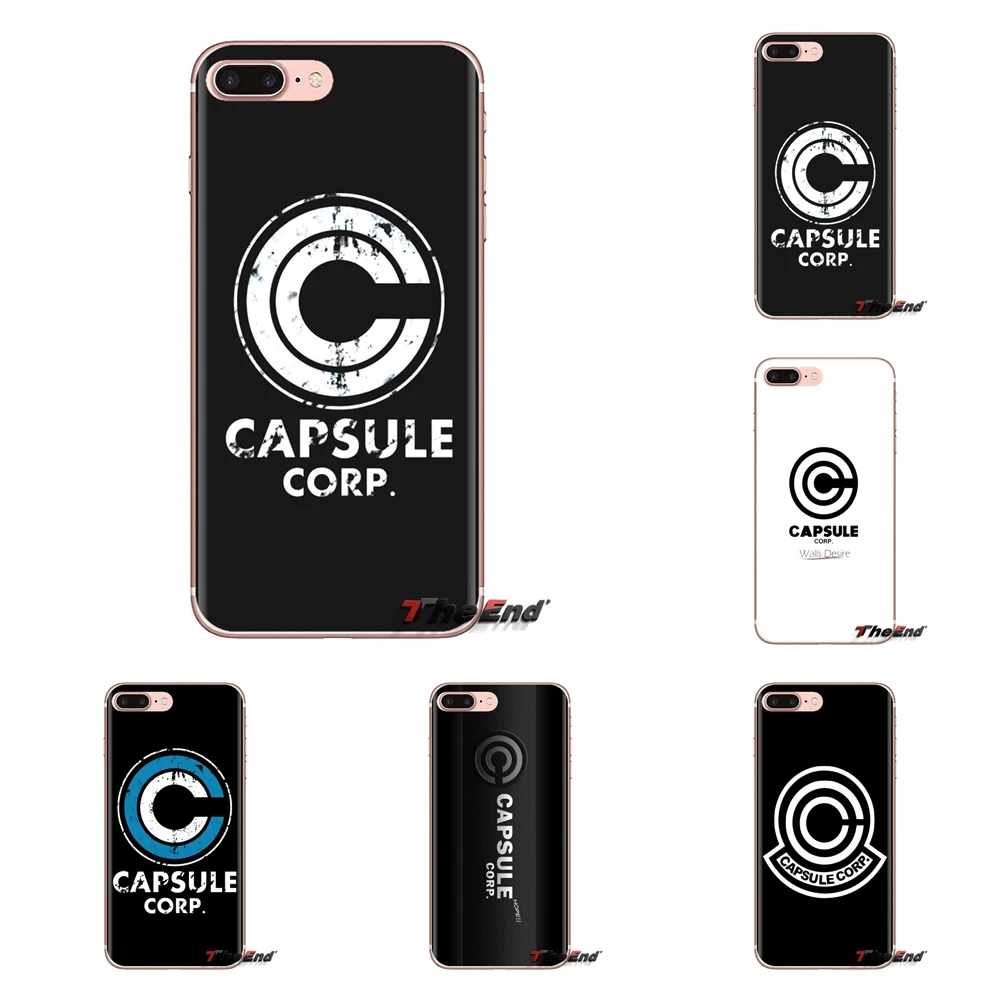For Samsung Galaxy J1 J2 J3 J4 J5 J6 J7 J8 Plus 2018 Prime 2015 2016 2017 Dragon Ball Z Capsule Corp Logo TPU Transparent Covers |