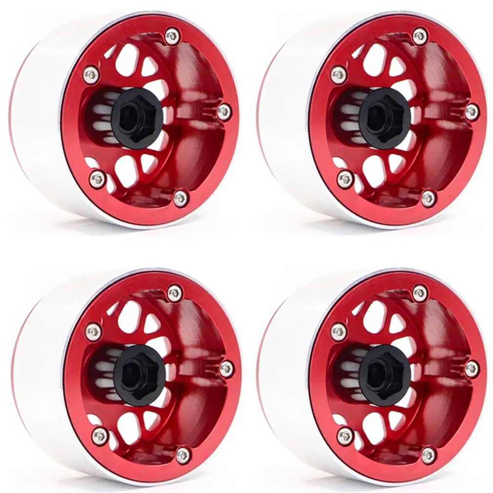 

For Scx10 Traxxas4 Trx-4 Remote Climbing Car Aluminum Alloy Wheel Hub 2.2 Inch Hardware Upgrade Accessories