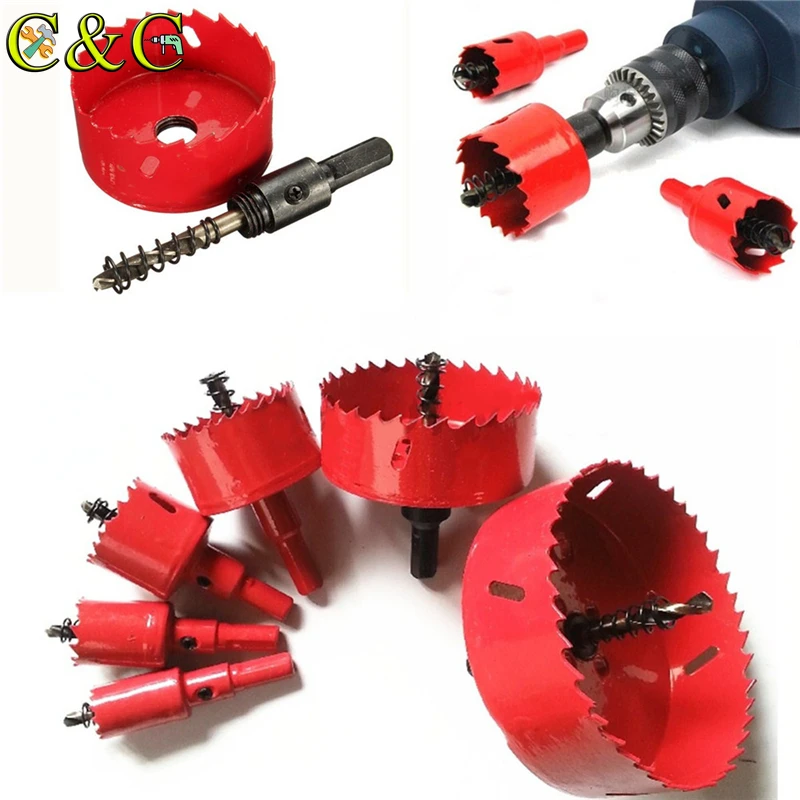 

16-70mm M42 HSS Hole Saw Cutter Drill Bit Bi Metal Tip Drill for Aluminum Iron Wood for Woodworking DIY