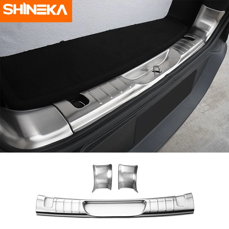 For Jeep Grand Cherokee Accessories 2014-2018 Steel Door Sill Protector Door Sill Guards Scuff Plate Trim 4pcs Old Design