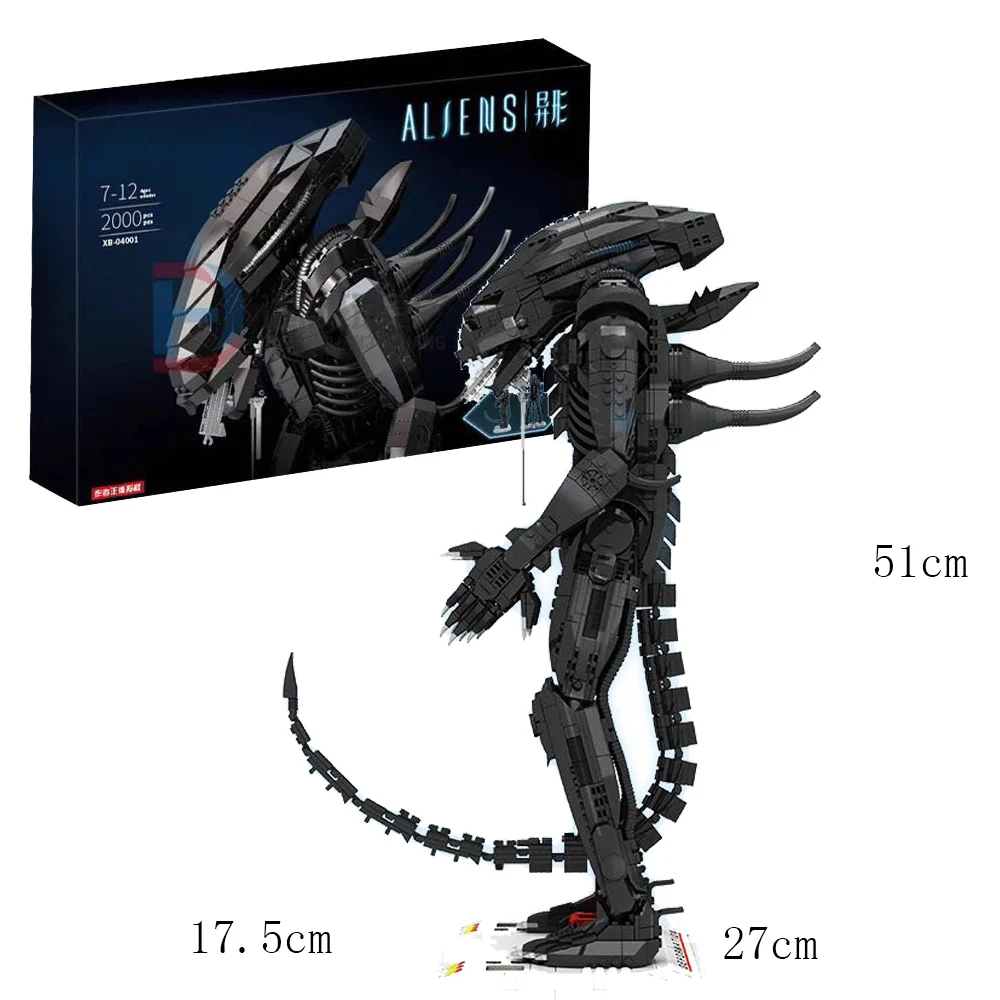 

2019 New 04001 Movie The Alien Robot Block Set Compatible LegoIN Alien Creator MOC Building Blocks 2020Pcs Toy for Children Gift