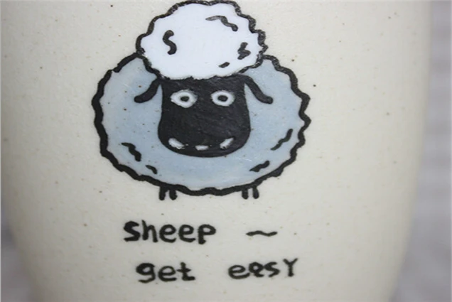 Спасибо креативный подарок кружка для овец милая другу керамическая Кофейная