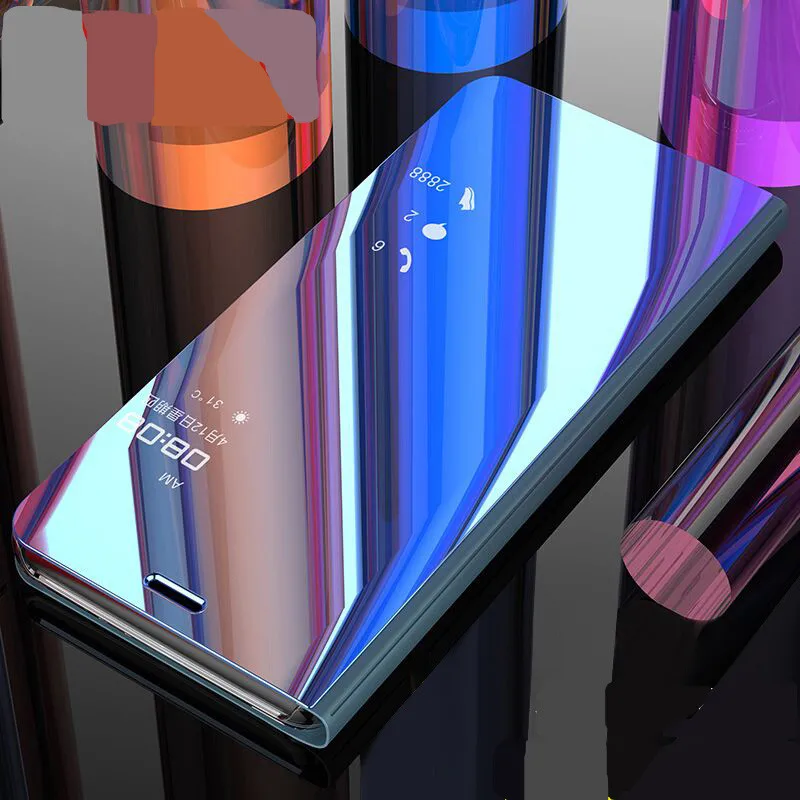Smart Mirror Flip Case Phone Case For Samsung Galaxy S8 S9 S10 S20 S21 S22 S23 Plus Ultra Note 8 9 A50 A70