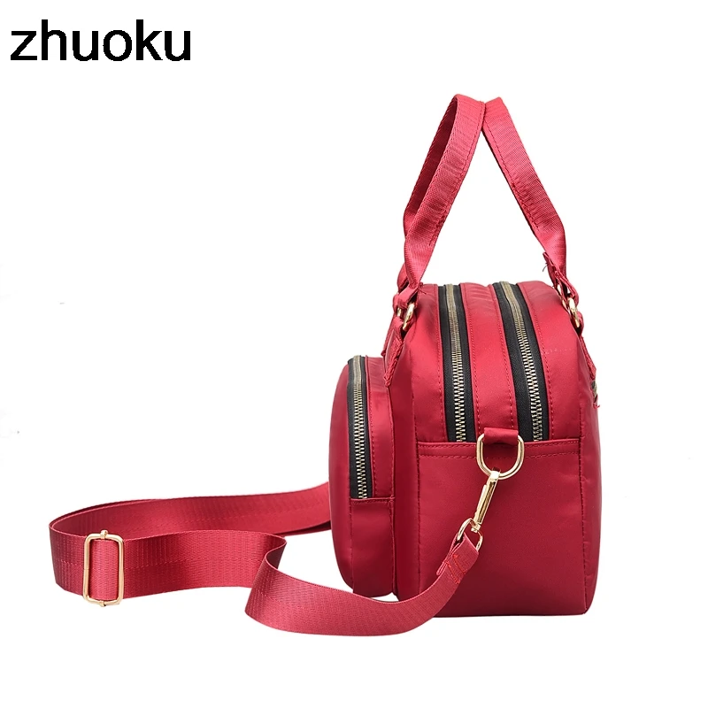 حقائب الكتف الصغيرة للنساء crossbody حقيبة يد العلامة التجارية الشهيرة الإناث الشاطئ النايلون الصلبة الأعلى مقبض سفر رسول حقائب الكتف الصغيرة للنساء crossbody حقيبة يد العلامة التجارية الشهيرة الإناث الشاطئ النايلون الصلبة الأعلى مقبض سفر رسول