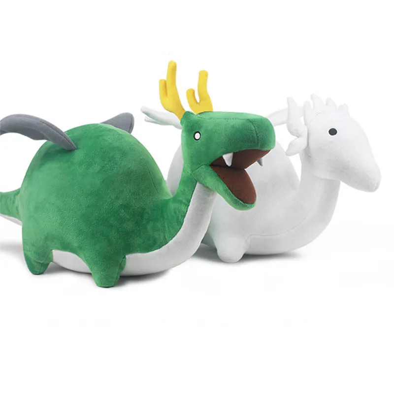

Miss Kobayashi's Dragon Maid Dragons Plush Toy Green White Children Gift 28cm