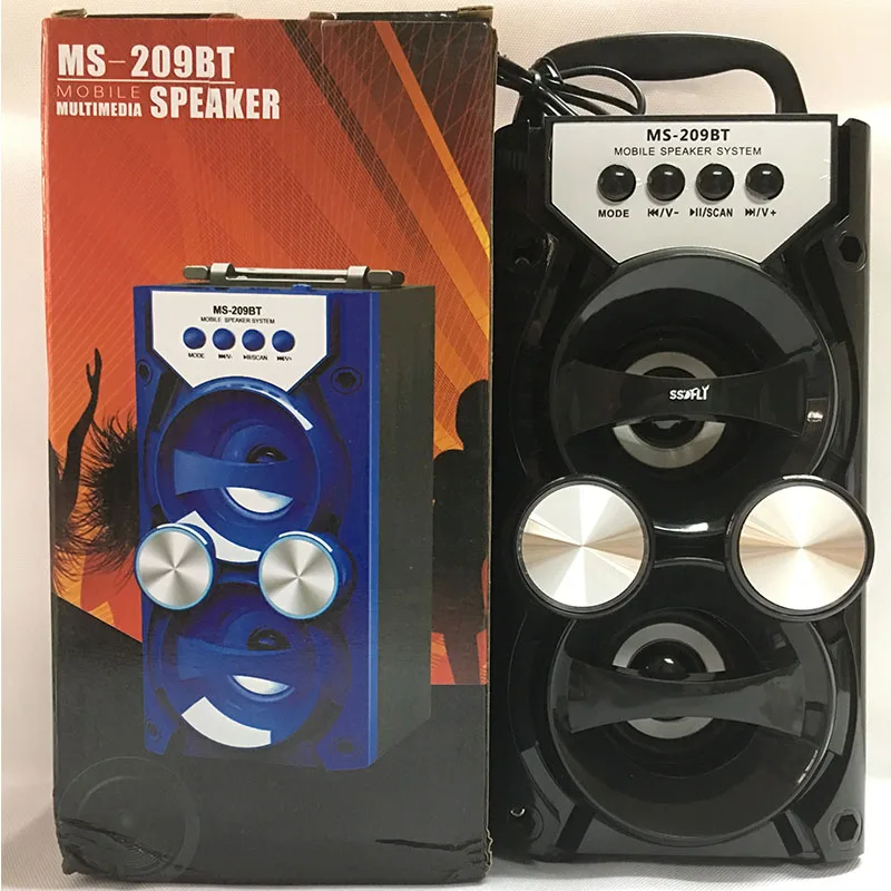 Горячая продажа ms 209bt открытый Bluetooth беспроводные колонки высокой мощности Выход