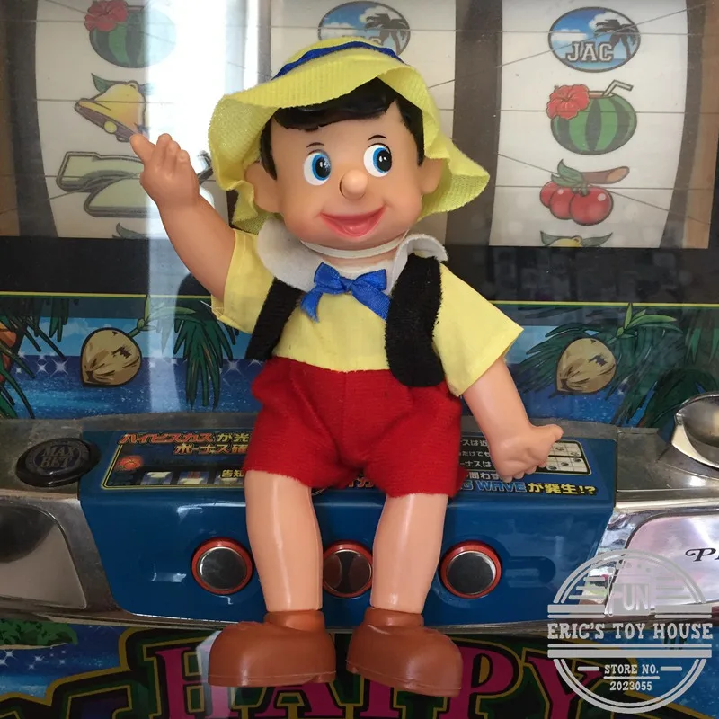 

Exclusive 22cm Huge Nose Figure Model Toy Puppet Pinocchio & Jiminy Cricket PVC Action Figure Doll Loose Toy for Birthday Gifts