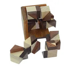 Креативные 3D головоломки соединяющиеся деревянные игрушки Ранние развивающие игрушки деревянные пазлы для взрослых Дети головоломка