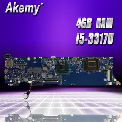 Akemy UX31A2 материнская плата для ноутбука ASUS UX31A UX31 тестовая оригинальная материнская плата 4G ram i5-3317U REV2.0