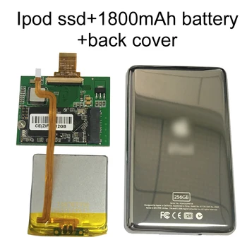 

New SSD 128G 256G 512G For Ipod classic 7Gen 7th 160GB Ipod video 5th Replace MK3008GAL MK8010GAH MK1634GAL Ipod HDD hard disk