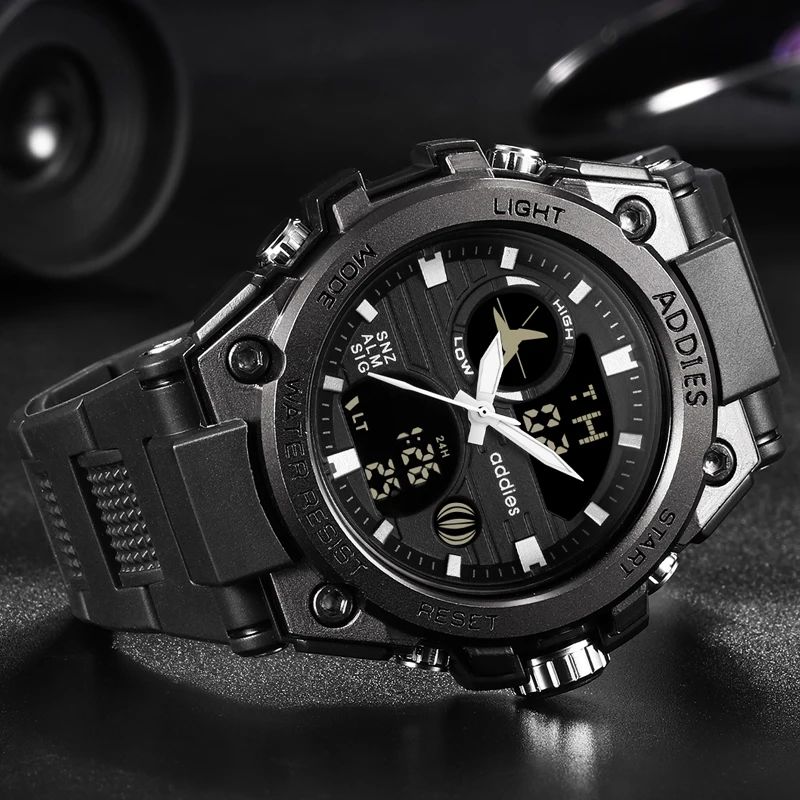 Роскошные часы для плавания Цифровые мужские спортивные часы 30 м светодиодный спортивные часы для мужчин водонепроницаемые мужские спортивные часы мужские модные наручные часы