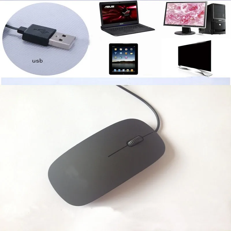 Ультратонкая Проводная оптическая мышь USB 2 0 1200dip с 3 кнопками для компьютера