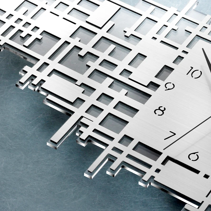Большие креативные настенные часы современный дизайн для подарка 3D бесшумные большие часы настенные часы модный домашний декор Relogio De Parede