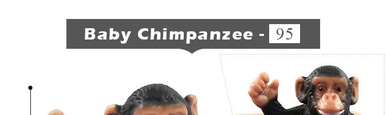 Simulation Baby Elephant Pig Mouse Hippo Chimpanzee Polar bear Rhinoceros cattle leopard Chinchilla cow animal figures model toy