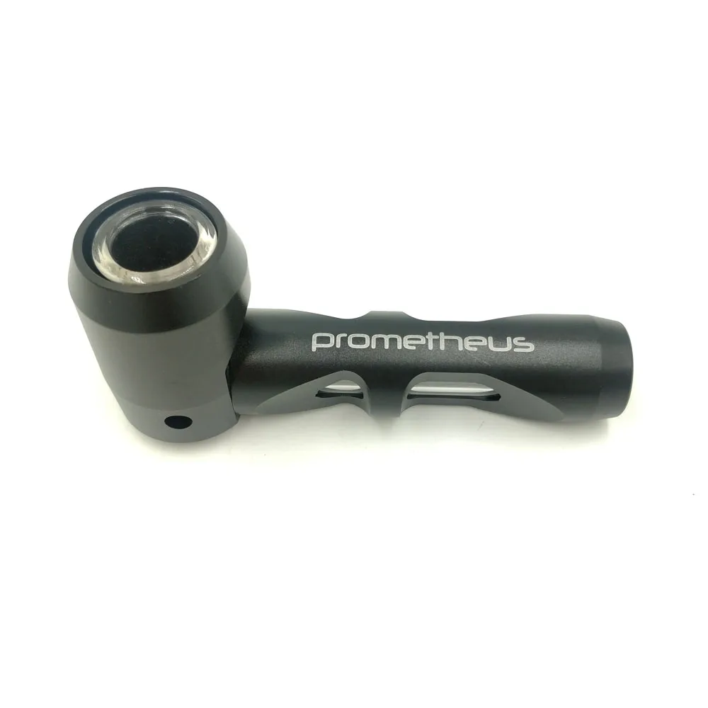 Online 1 unidad de Pipa de tabaco de tamaño de bolsillo de 104 MM con cuenco de vidrio y tubo de aire de vidrio tubo cuchara de Metal para fumar