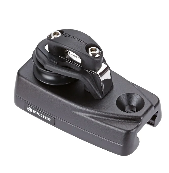 

Marine Boat Sailboat Dinghy 27mm 1.06 Inch Control End Single Sheave Deadend (Pair) Travelers & Genoa Systems Master EC-2704F