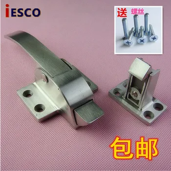 

Free shipping Stainless steel oven door lock cold storage door lock oven lock handle touch industrial door lock handle lock
