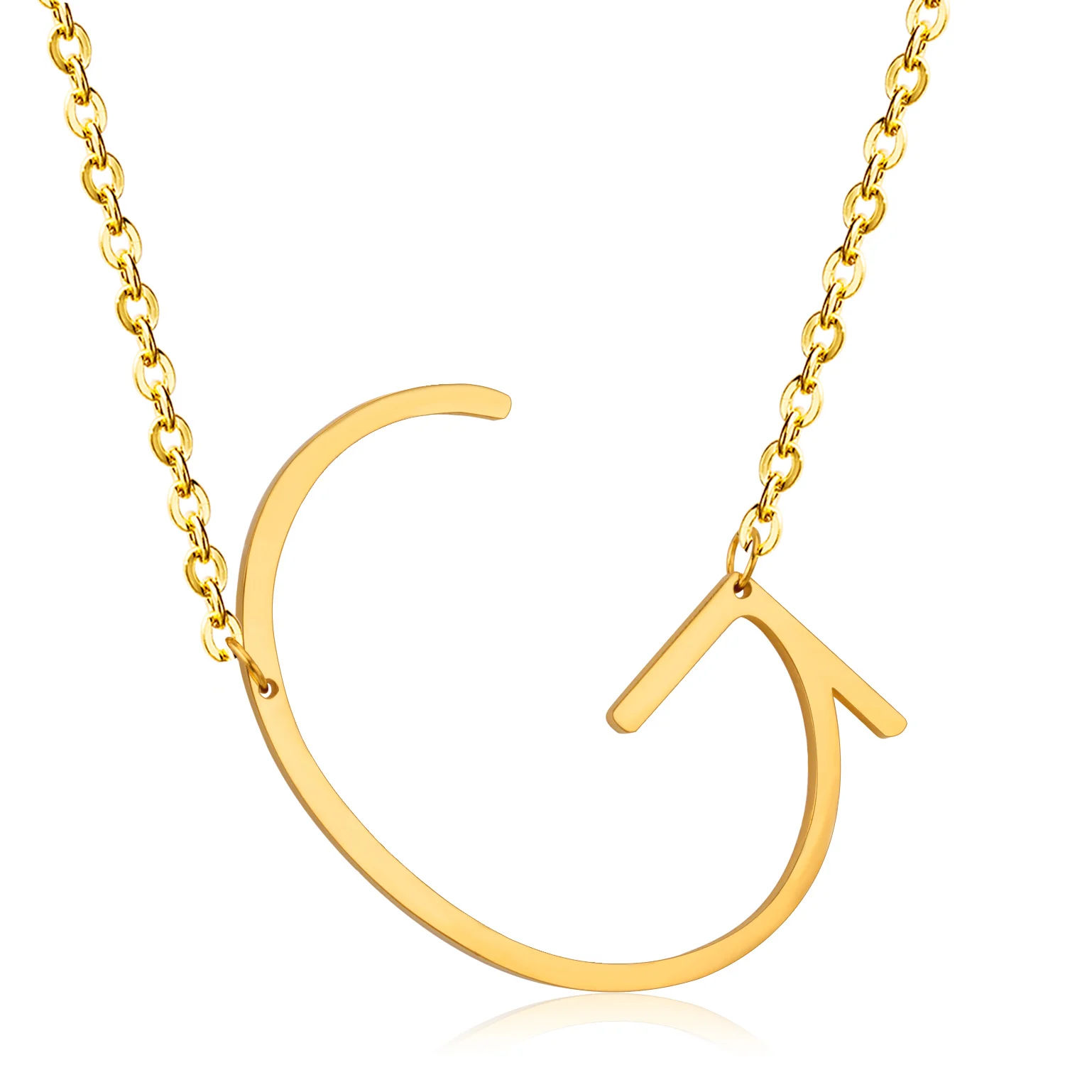 letter chain necklace