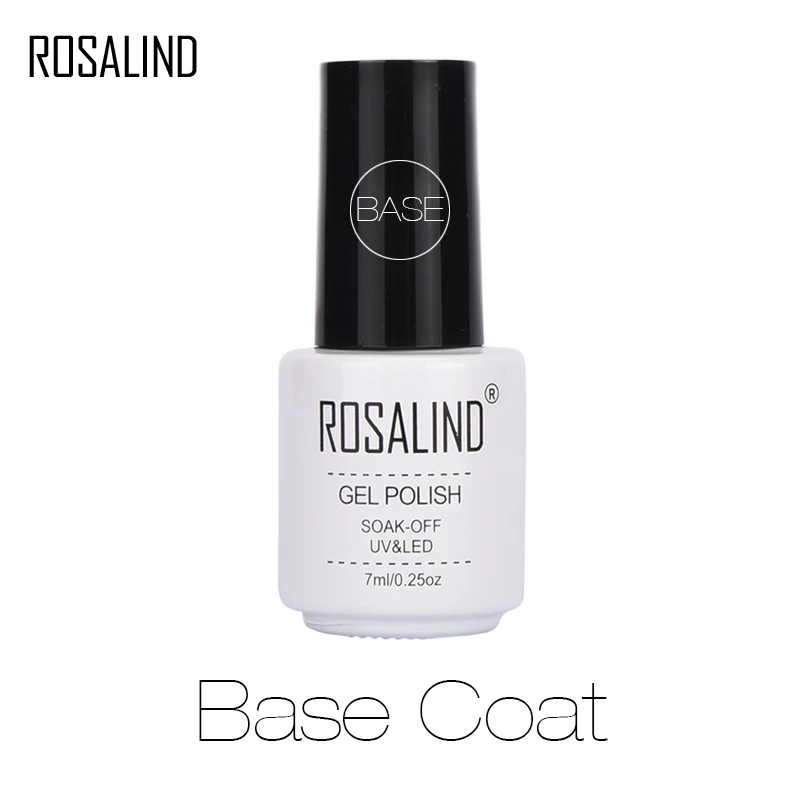 

Rosalind White Bottle Base Gel Primer for Nails Soak off UV LED Base Coat Sealing nail surface protect manicure Gel Varnishes