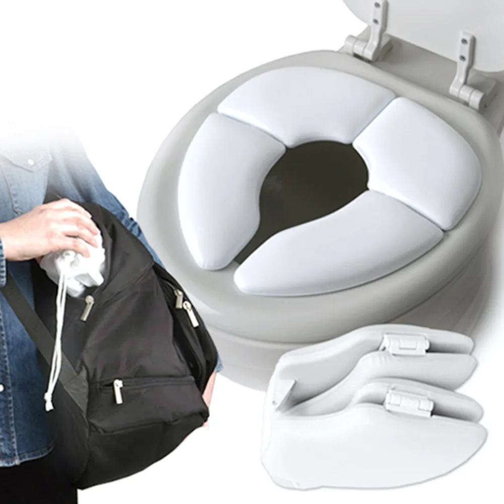 Portable Folding Child Toilet seat Warm Soft skin Potty Chair Pad Cushion Baby Training Toilet Children Safe Hygiene