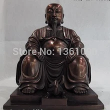 Xd 00627 Китайский Буддизм Чистый красный бронза медь Тайвань черепаха монарх Статуя будды