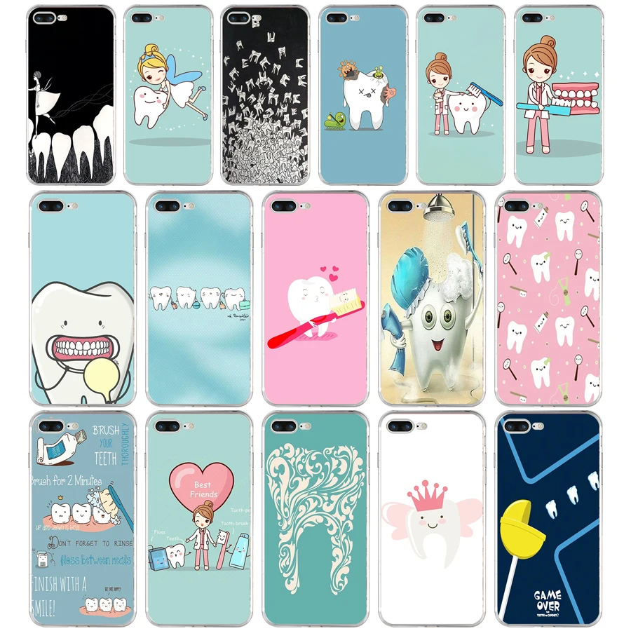 66SD Funny Cartoon Dentist Dental Crowned Teeth Soft TPU Silicone Cover Case For Apple iPhone 6 6s 7 8 plus Case 66SD Funny Cartoon Dentist Dental Crowned Teeth Soft TPU Silicone Cover Case For Apple iPhone 6 6s 7 8 plus Case