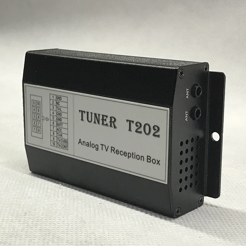 Автомобиль аналоговый телевизор Box SECAM TV PAL NTSC приемник с 2 антеннами|car tv receiver|car boxtv
