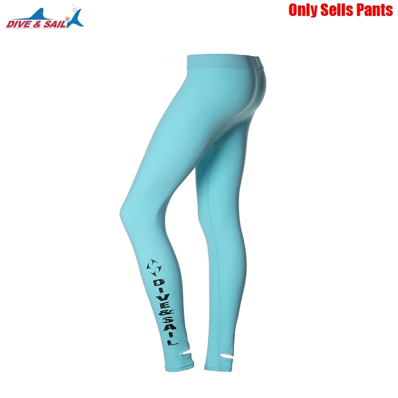 Women Blue Погружение и парус для дайвинга, из лайкры длинные брюки Капри бермуды супер эластичность купальный гидрокостюм солнцезащитный для плавания пляж быстросохнущие брюки - Цвет: Women Blue