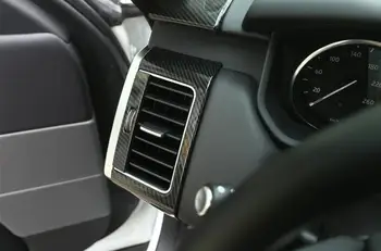 

Newest Carbon Fiber Style For Land rover Range Rover Sport RR Sport 2014-2017 ABS Plastic Side AC Vent Frame Cover Trim