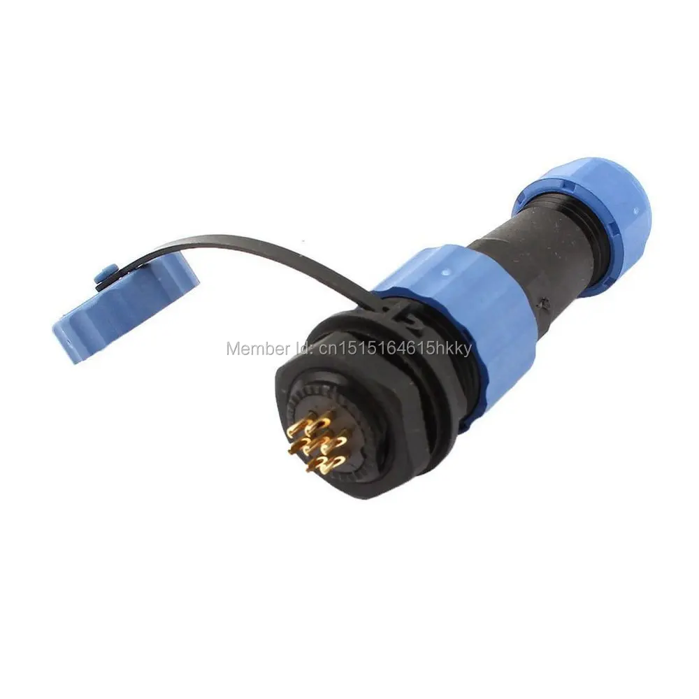 

Waterproof Aviation Plug Socket SD16 16mm 7 Pin 7P Panel Mount Connector IP68