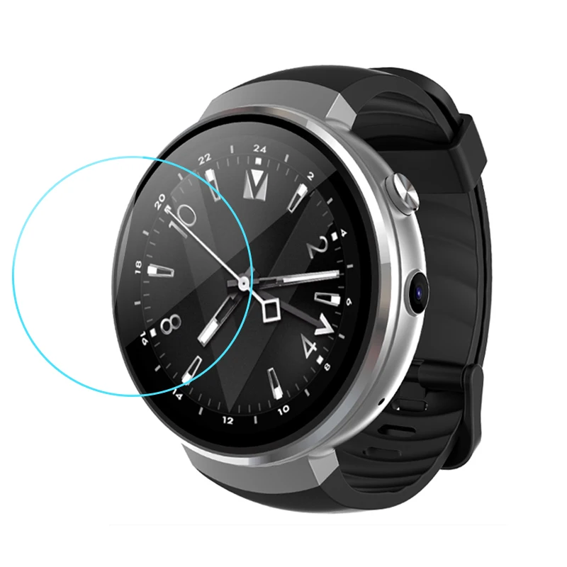 

3pcs/lot Tempered Protect Glass For Lemfo LEM7 smart watch Z28 Smartwatches Scratch Resistant HD Screen Protector