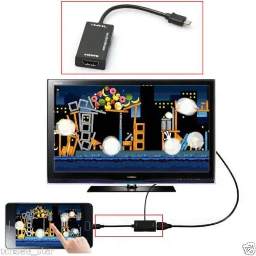 

Mini Micro USB 2.0 MHL To HDMI Cable HD 1080P Adapter For Samsung Galaxy Note 2 Micro USB to HDMI Adapter