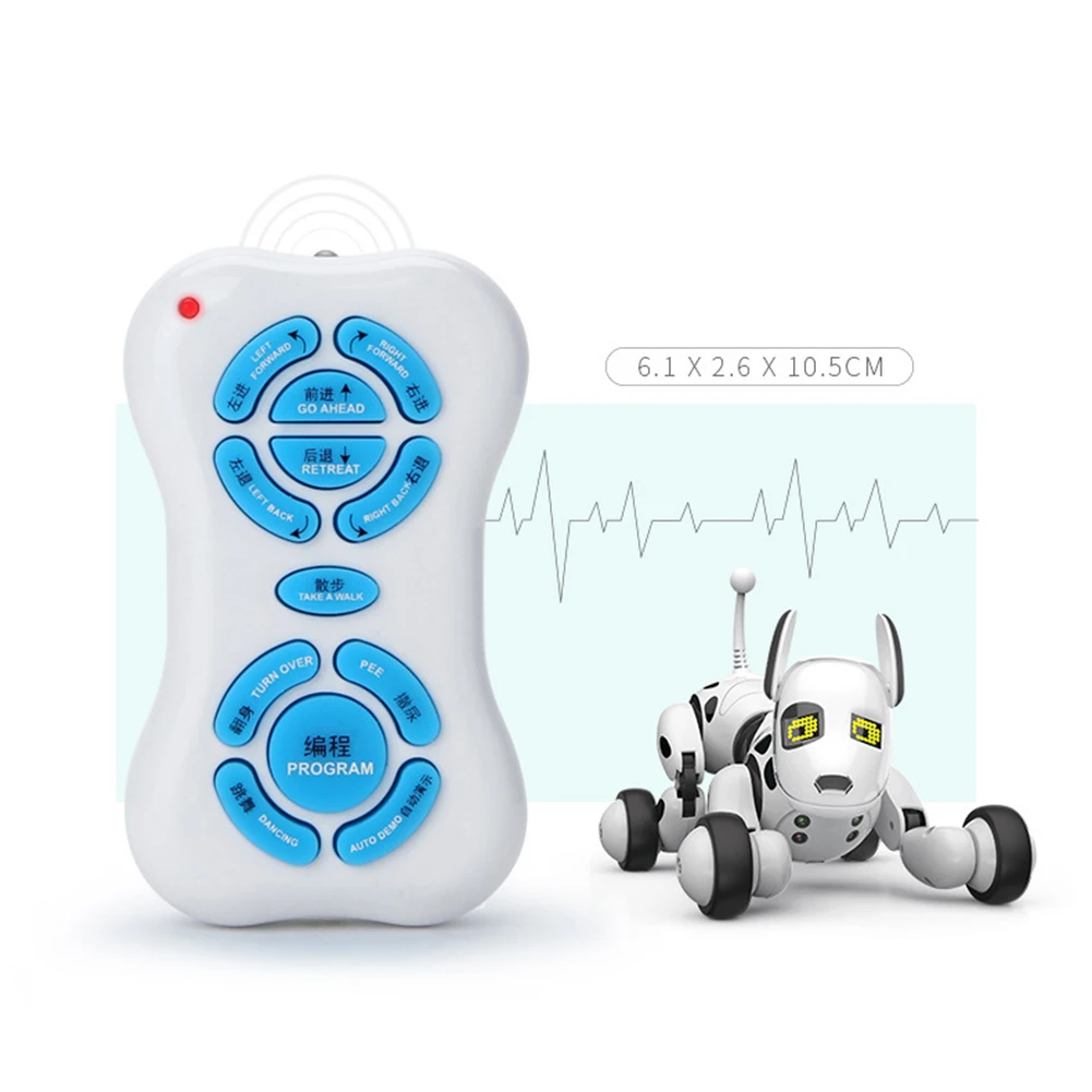 Интеллектуальный радиоуправляемый робот, игрушка для собак, Электронные Домашние животные, Детская обучающая игрушка, милые животные, радиоуправляемый робот, умный подарок для детей