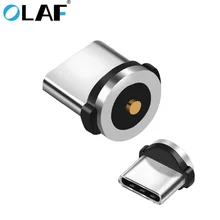 

OLAF Round Magnetic Connector Type C Micro Fast Charging Adapter For iPhone Micro usb Type-C Magnet Charger cord plugs android