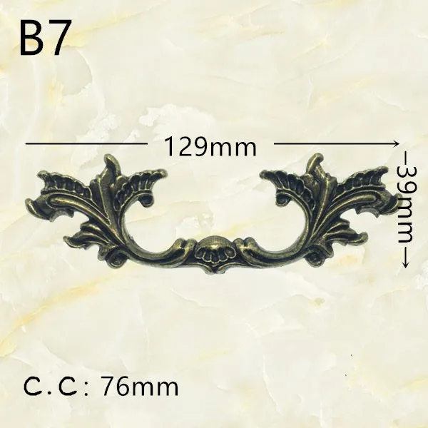 Unilocs 1 шт. классический стиль Бронзовый Античный стиль Шкаф Ручка ящика