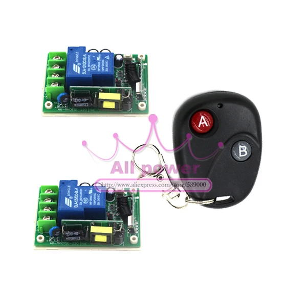 

RF Wireless Remote Control Switch High power 85V- 250V 315/433 30A remote System working out with Latched