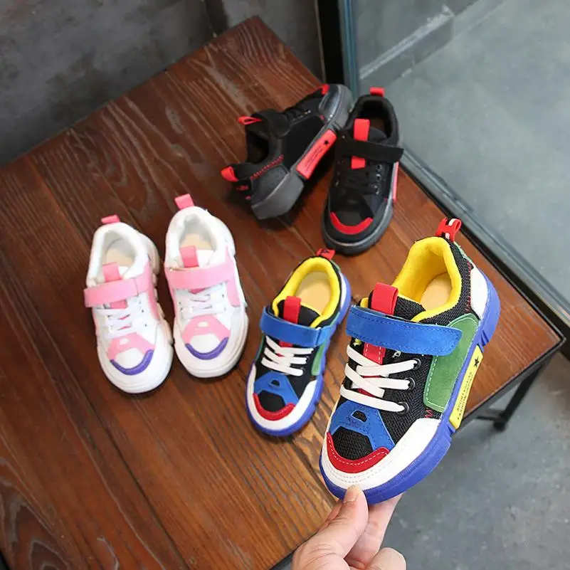 Chaussures de Sport pour Enfant Unisexe Baskets Mode Gar/çon Filles Chaussures de Course Souple Antid/érapantes Respirant