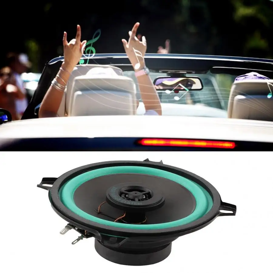 

subwoofer car audio 5 Inch 100W Car Tweeter Super Power Loud Speaker Vehicle Door Music Audio Speakers oto aksesuar