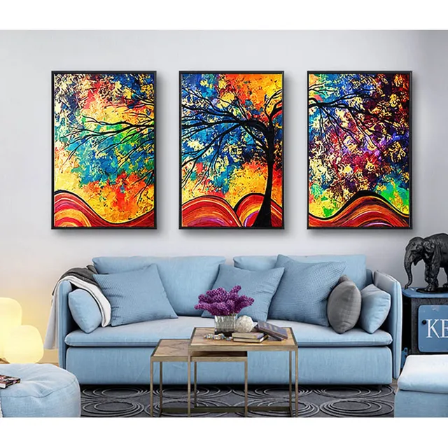 New Modern Simple Abstract Colorful Fortune Tree Lush Leave For Living Room Art Murals Archeology Corridor Bedroom Home Decor New Modern Simple Abstract Colorful Fortune Tree Lush Leave For Living Room Art Murals Archeology Corridor Bedroom Home Decor