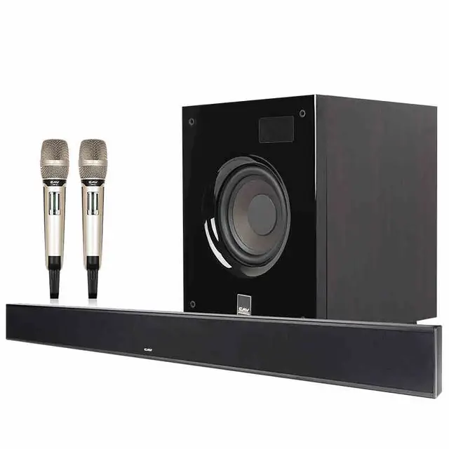 cav alk210 home theater system 3 1 channel dts trusurround sound home theatre with microphones speaker combination music center