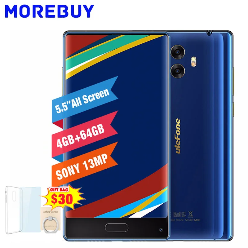Ulefone Mix 4G HD Mobile Phone MTK6750T Octa Core Smartphone Android 7 0 4GB RAM 64GB