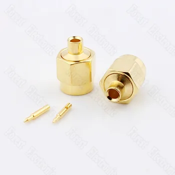 

10pcs/lot SMA-JB2 Male Feeder Connector Internal Screw Hole Connector Semi-steel&Semi-soft RG405 50-1.5