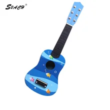 SOACH Kid s animal floral motifs ukulele guitar factory direct wholesale bass acoustic guitar 6 string