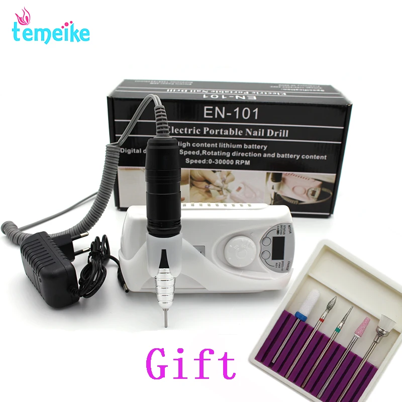 

30000RPM Rechargeable Electric Nail Drill Manicure Machine Set for Nail Pedicure Machine Fingernail Drill Equipment Manicure Too