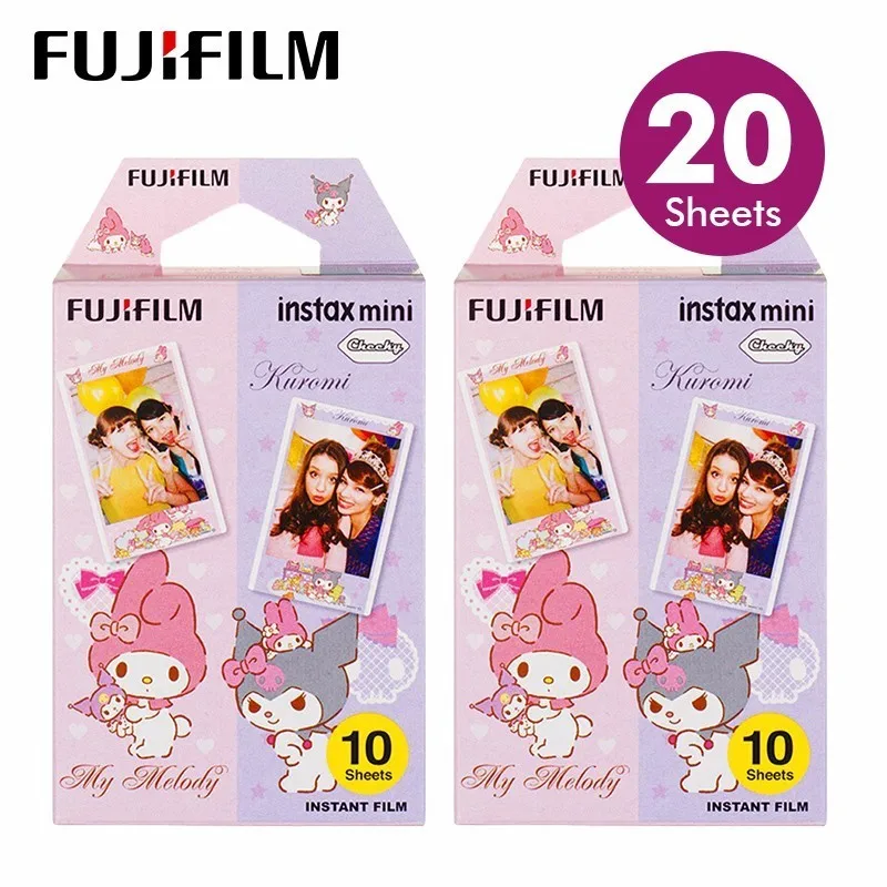 Подлинная Fujifilm Instax Mini 8 фильм Мелодия Fuji мгновенная фотобумага 10-50 листов For70 7s 50 s 90 25Share SP-1 LOMO камеры - Цвет: 20 Sheets