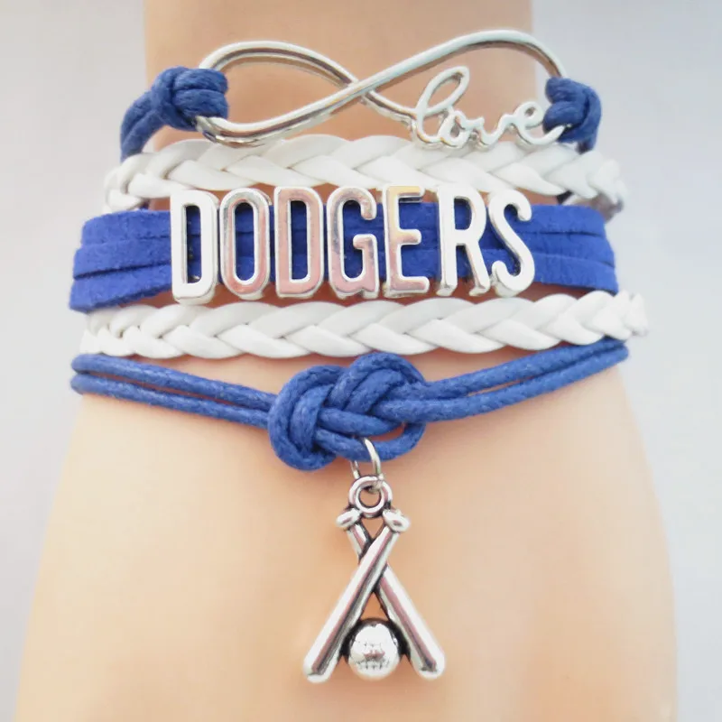 Infinity Love Dodgers Baseball Sports Team Bracelet Wish Infinity Love Dodgers Baseball Sports Team Bracelet Wish Friendship Bracelets B09344 In Charm From Jewelry Accessories On Aliexpress